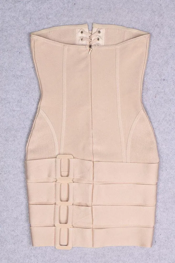 American tube top strap hip bandage dress