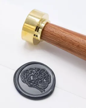 Anatomical Brain Wax Seal Stamp