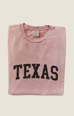 Angela Soft Pink "Texas" Graphic Tee