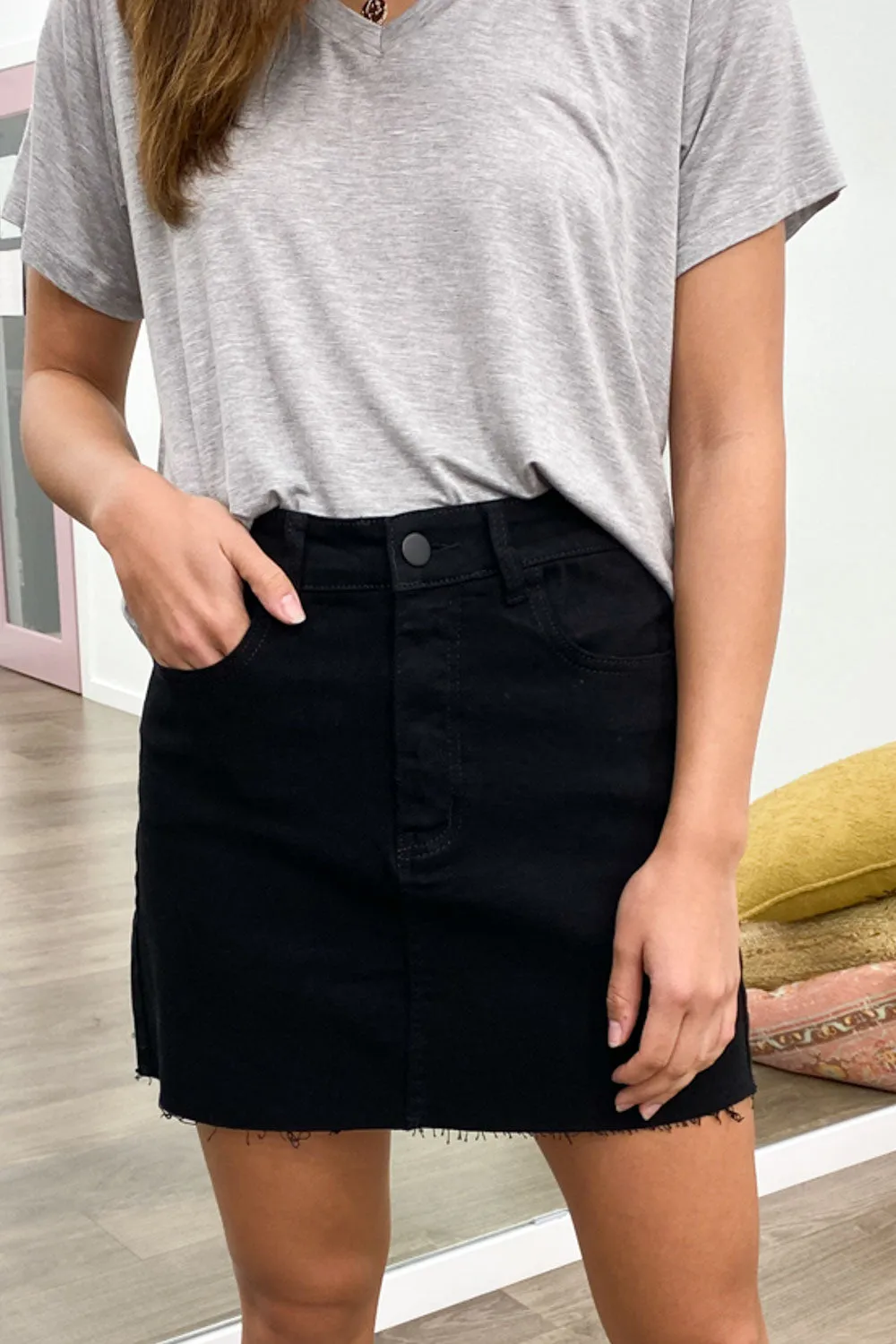 Anja Denim Skirt