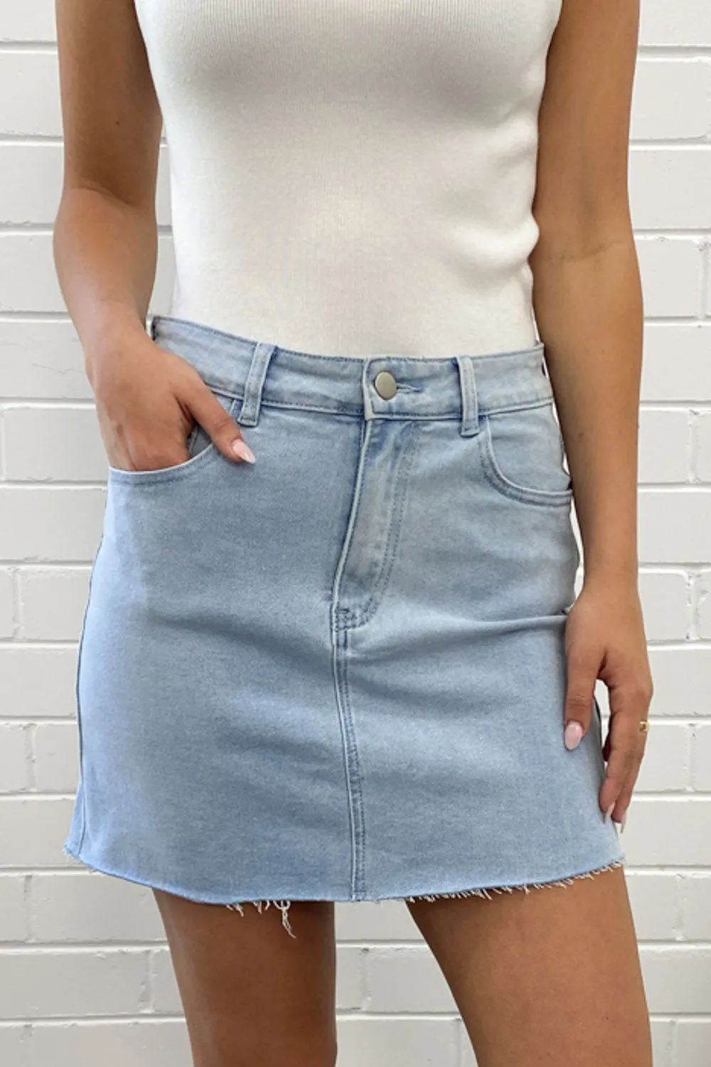 Anja Denim Skirt