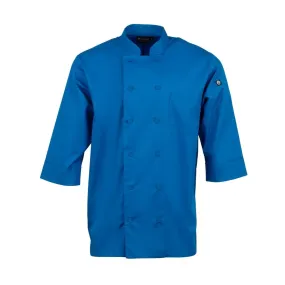 B178-XS Chef Works Unisex Chefs Jacket Blue XS