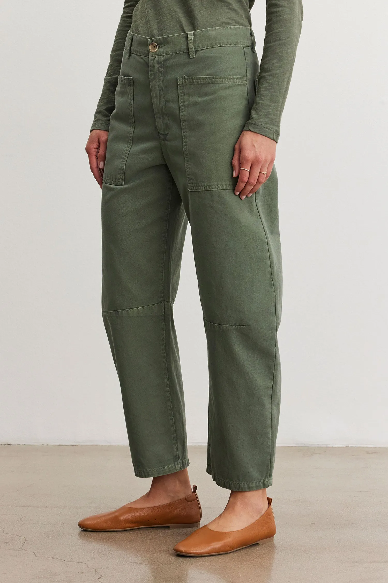 BRYLIE SANDED TWILL PANT