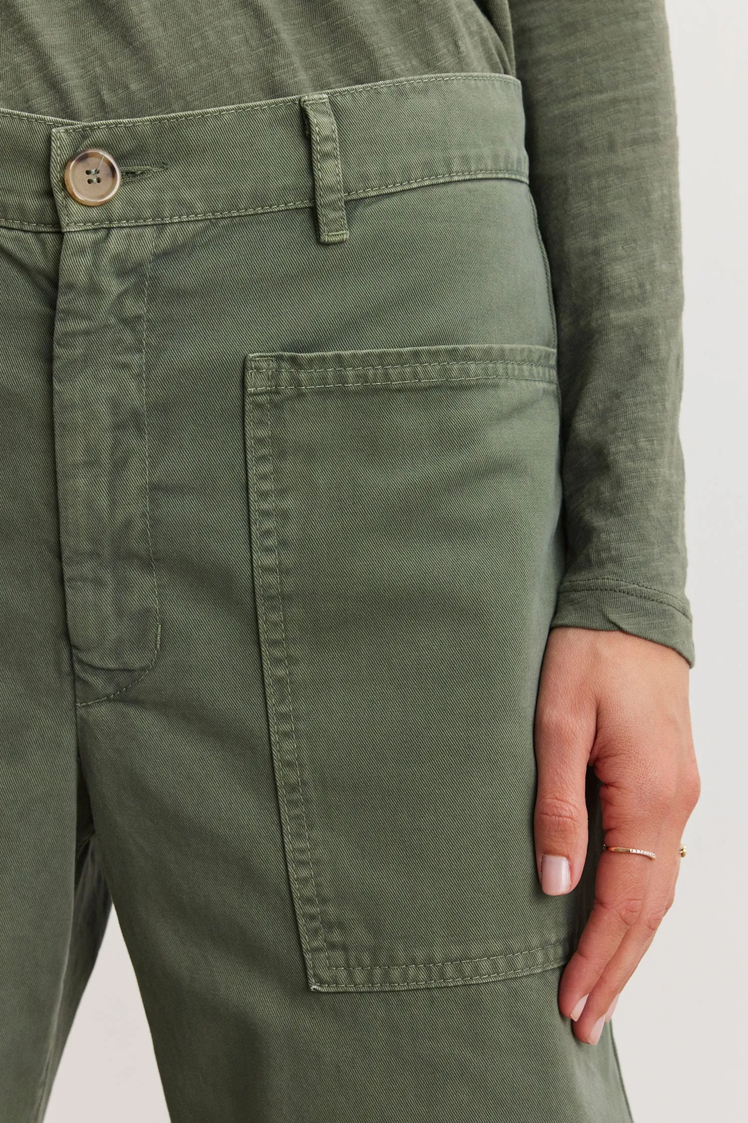 BRYLIE SANDED TWILL PANT