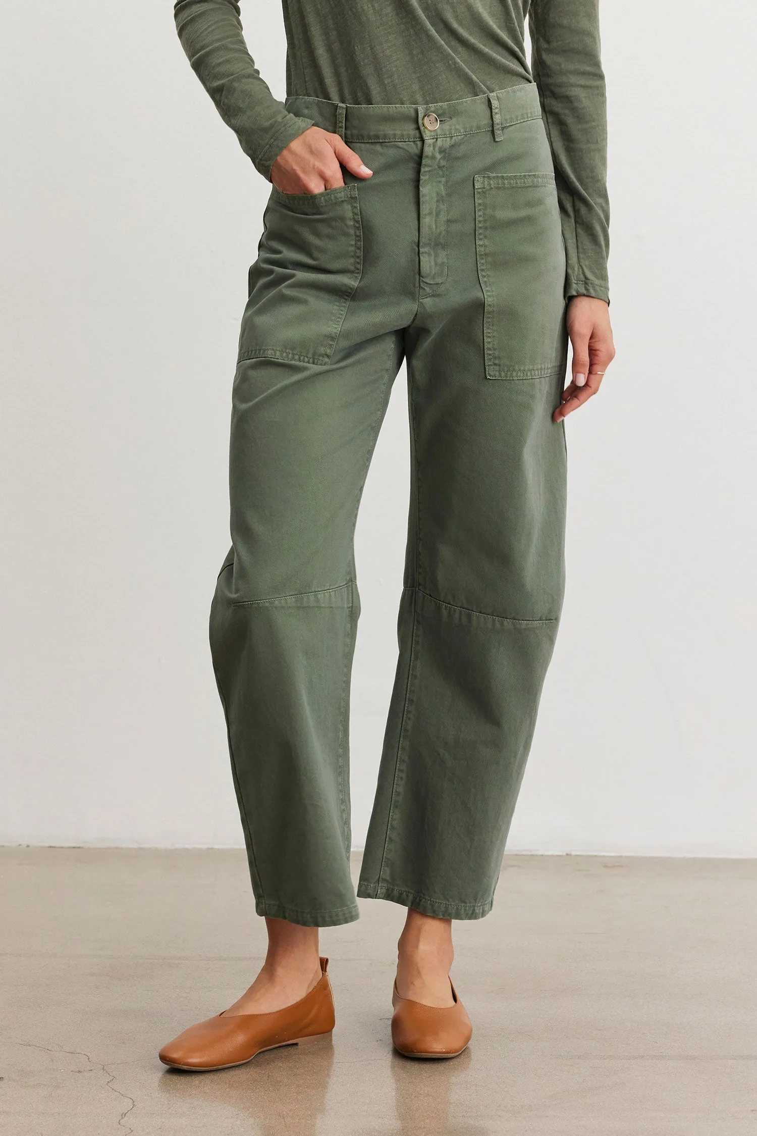 BRYLIE SANDED TWILL PANT