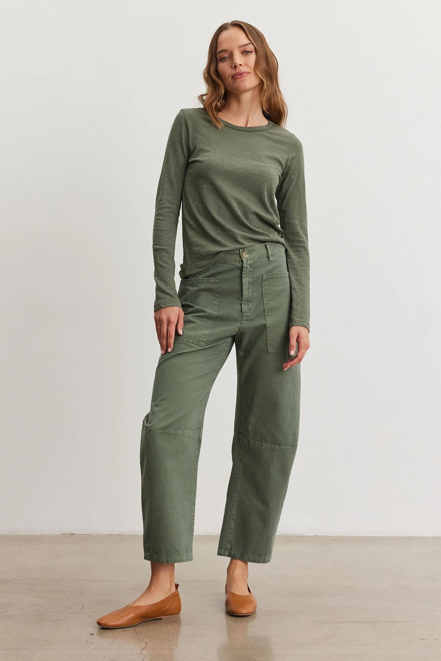 BRYLIE SANDED TWILL PANT