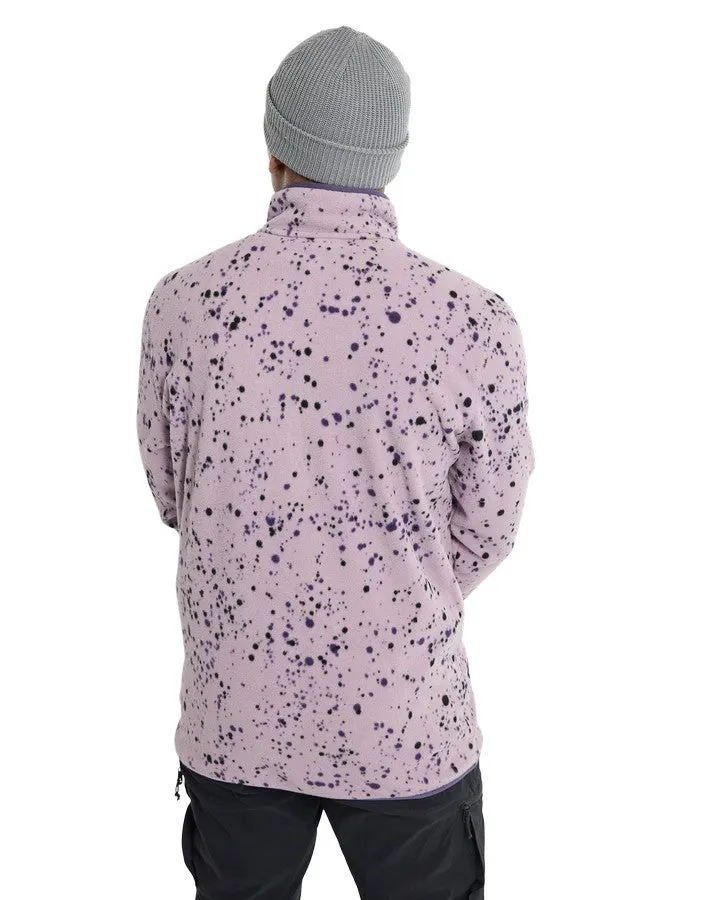 Burton Hearth Fleece Pullover - Elderberry Spatter - 2023