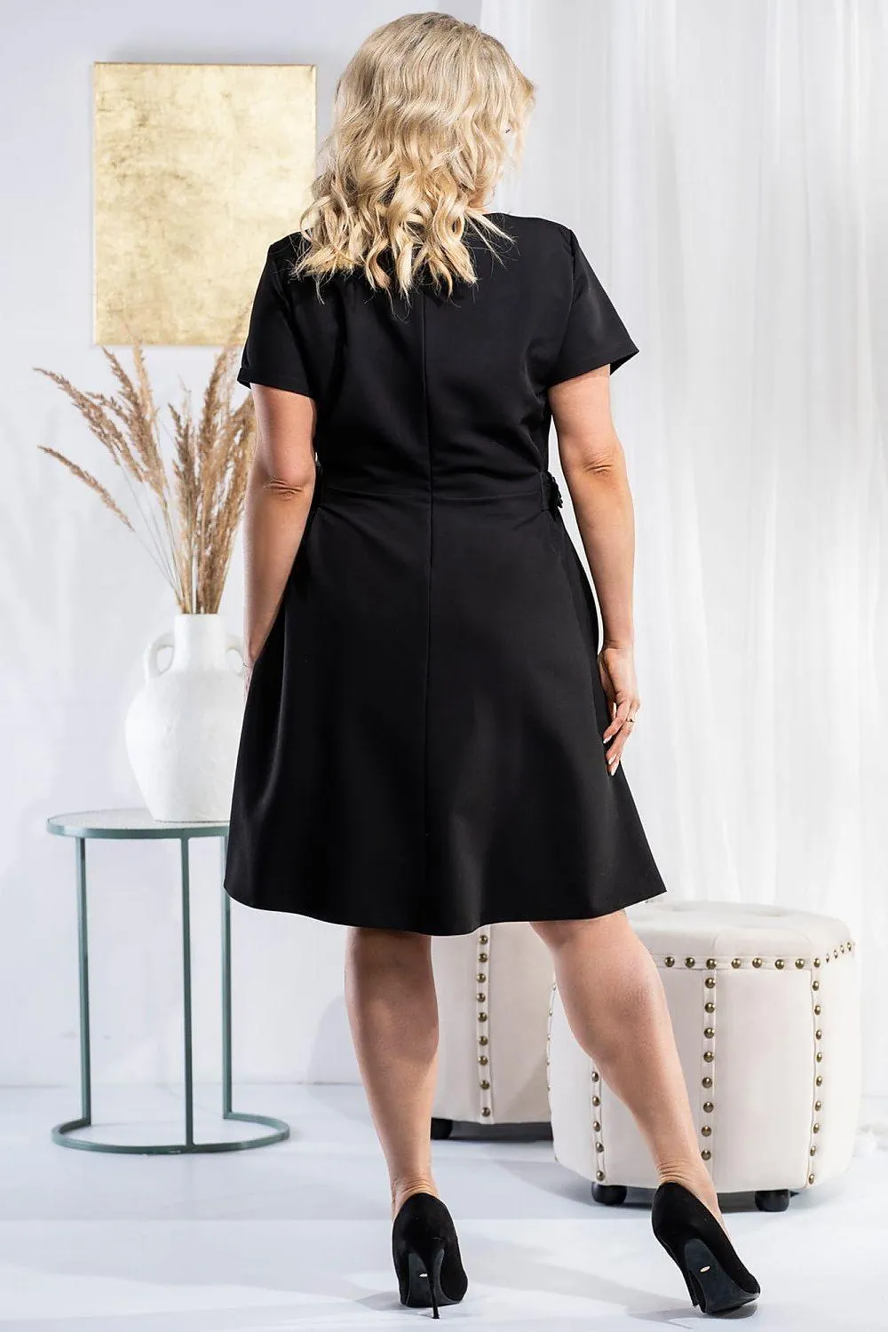 Chic Iryna Plus Size Trapeze Dress