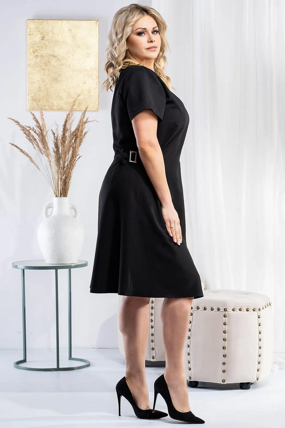 Chic Iryna Plus Size Trapeze Dress