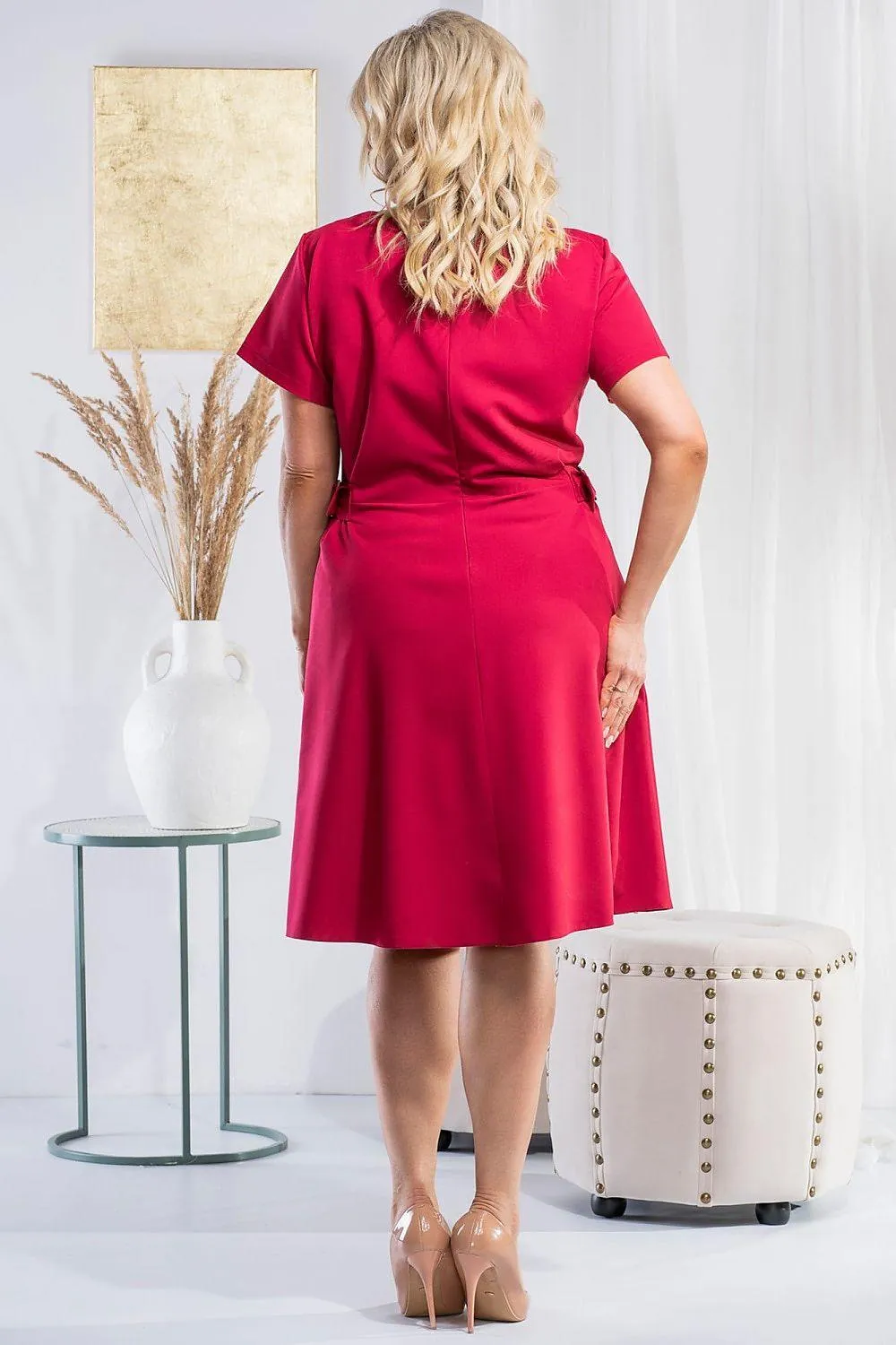 Chic Iryna Plus Size Trapeze Dress