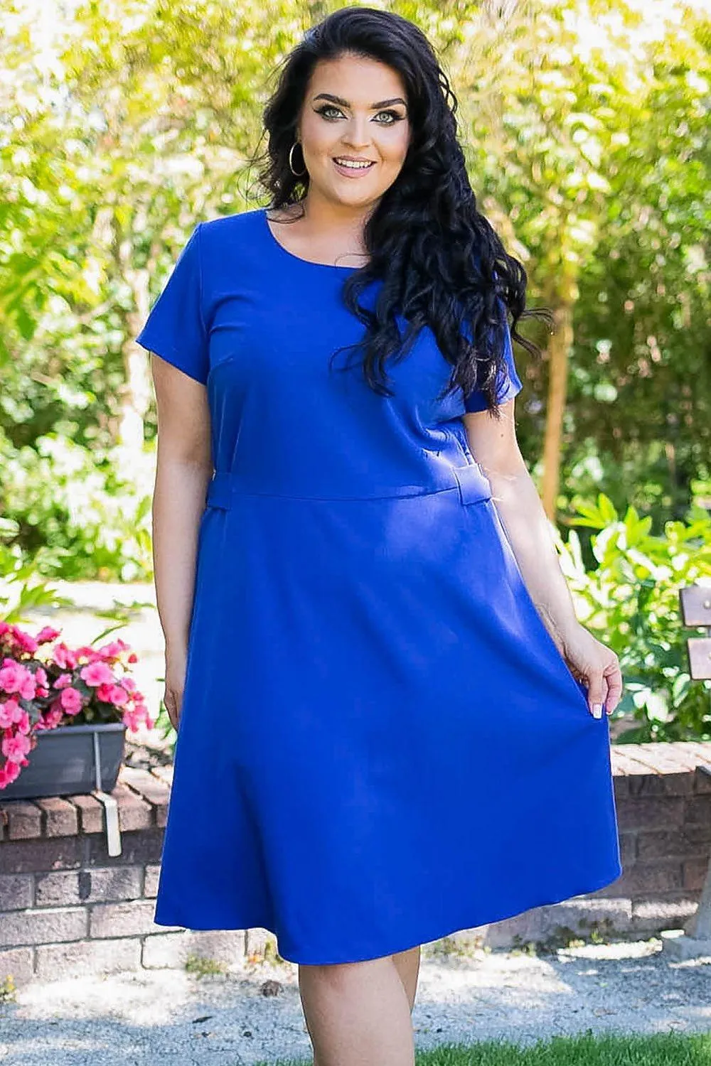 Chic Iryna Plus Size Trapeze Dress