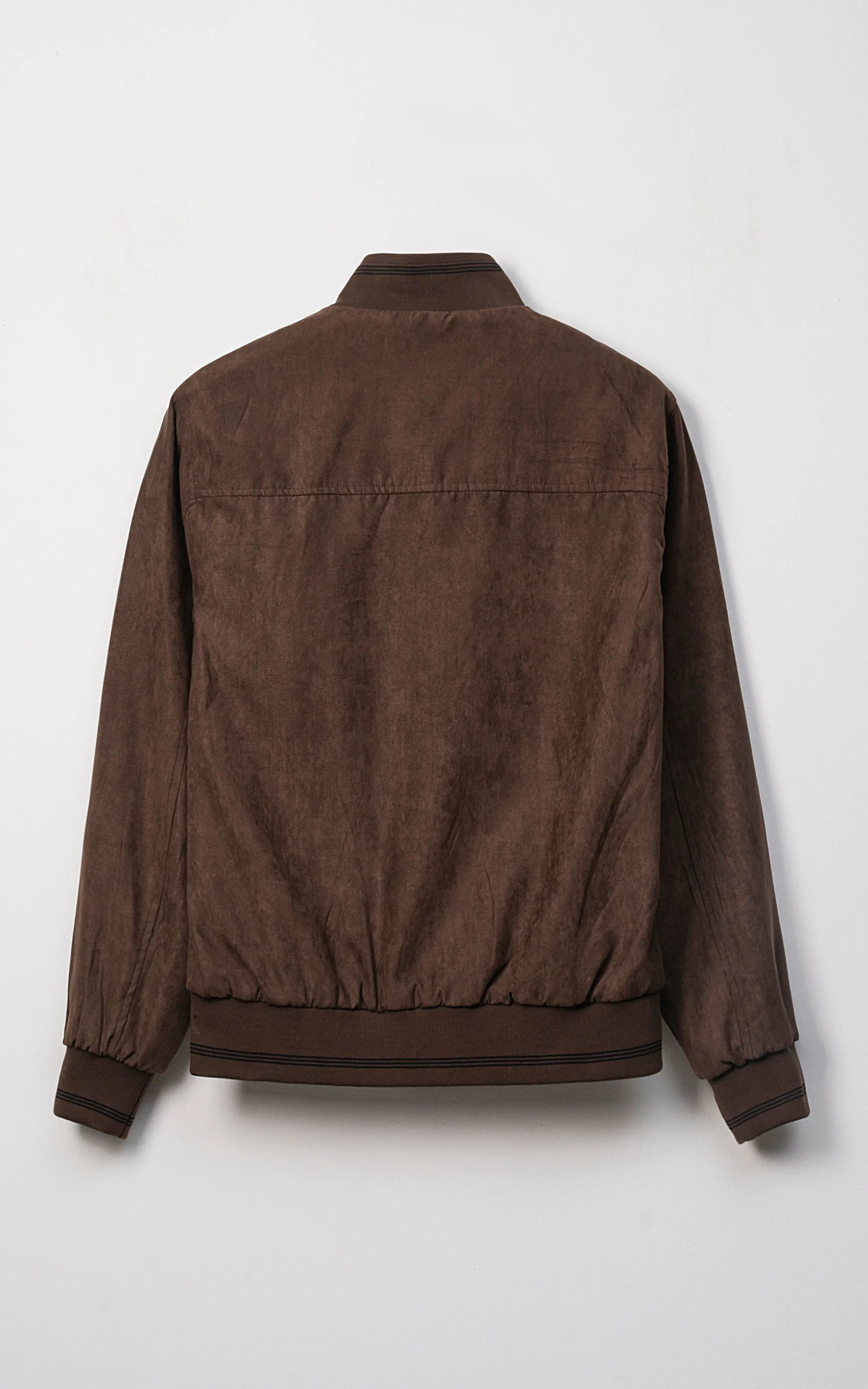 CLASSIC FIT REVERSIBLE JACKET BROWN BLACK