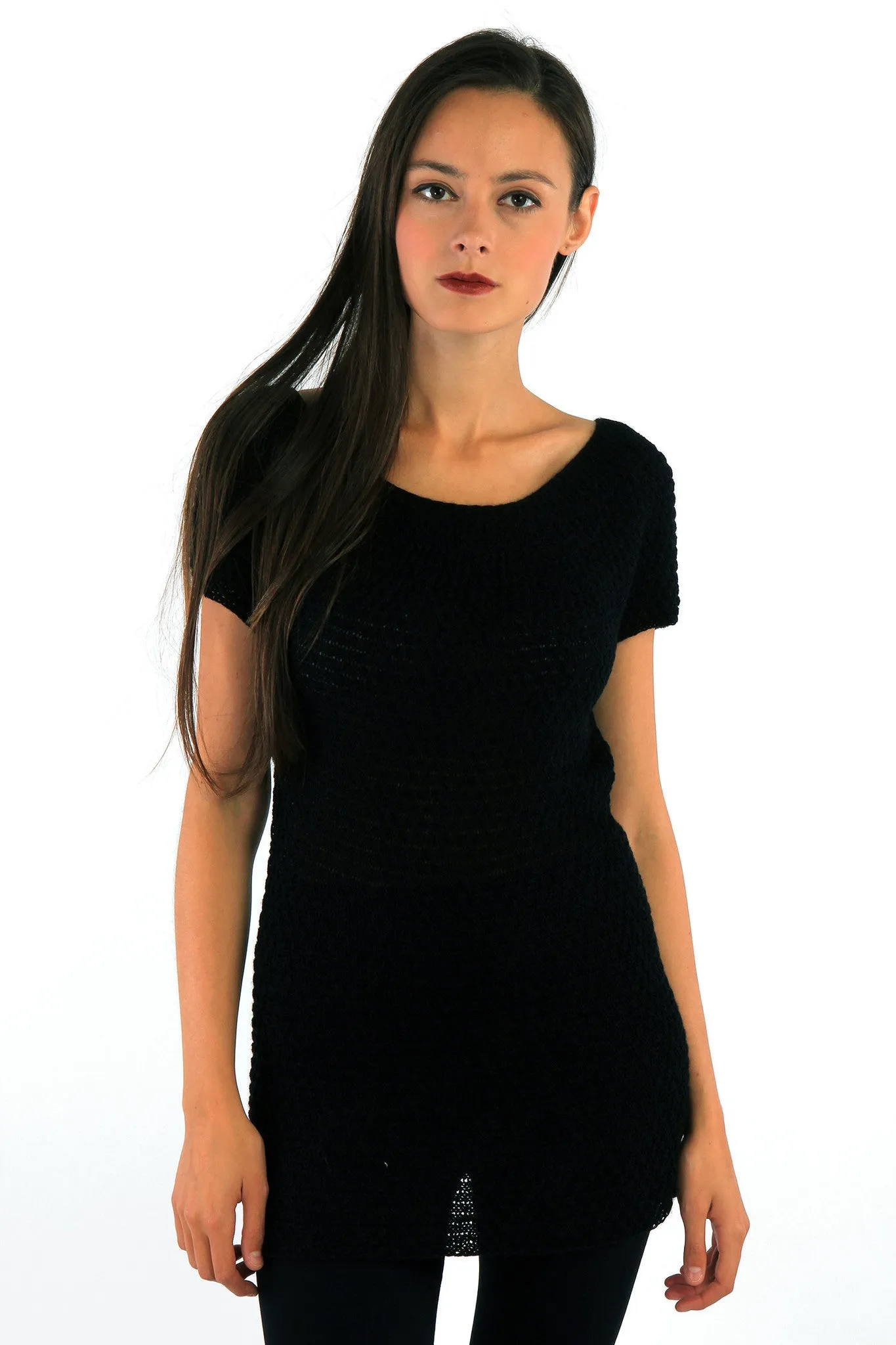 Comfortable Fine Knit Mini Dress