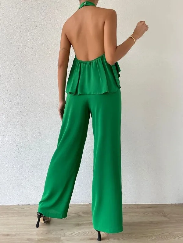 Fashion Backless Set