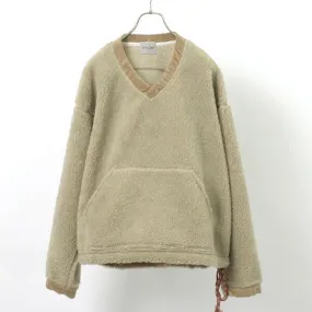 FNOR / V-Neck Boa Pullover