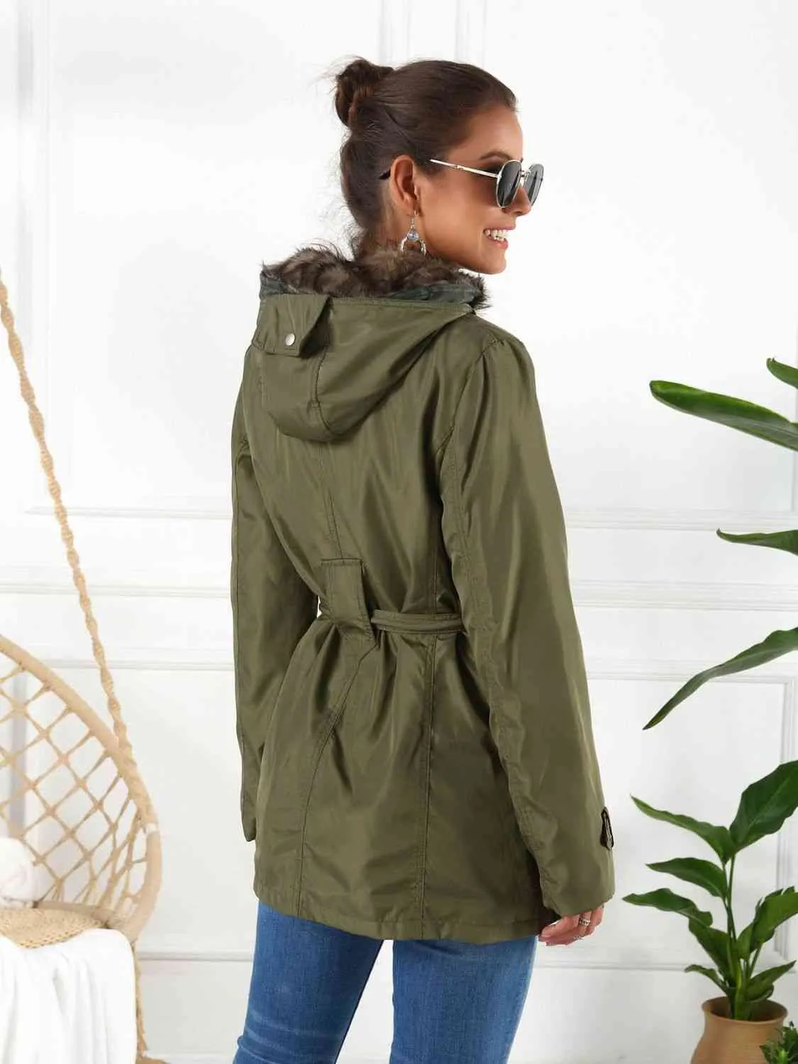 Hooded Jacket with Detachable Liner (Three-Way Wear)