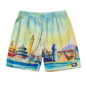 HUF CULTURE EASY SHORT // YELLOW