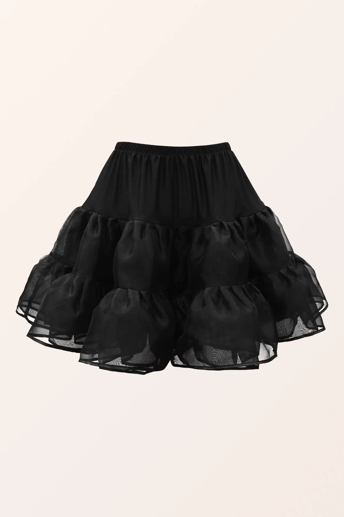 Kids Organza Petticoat - Black