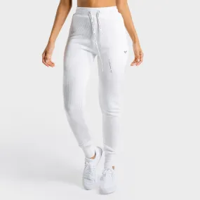 Luxe Joggers - White