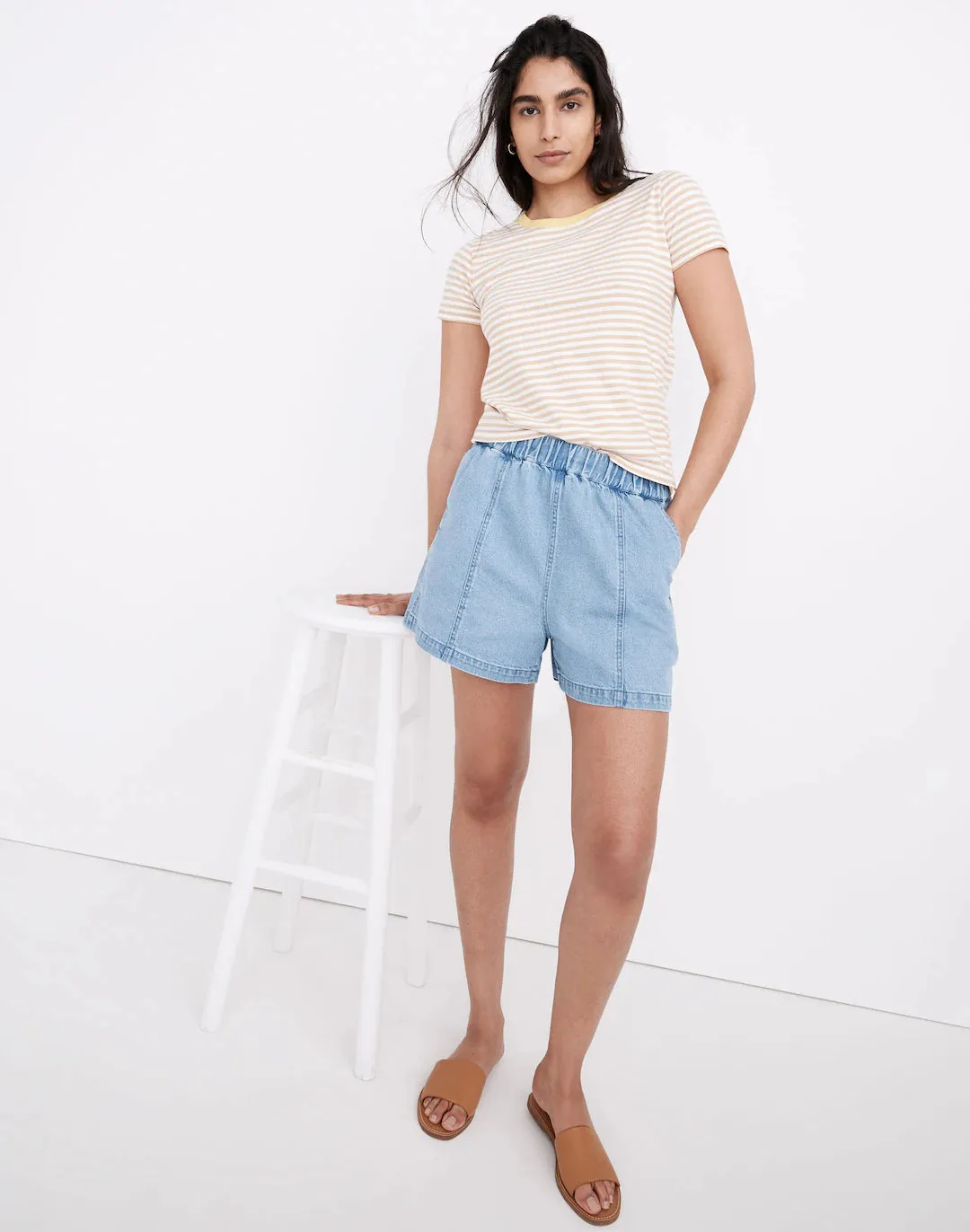 Madewell Denim Easy Shorts (L)