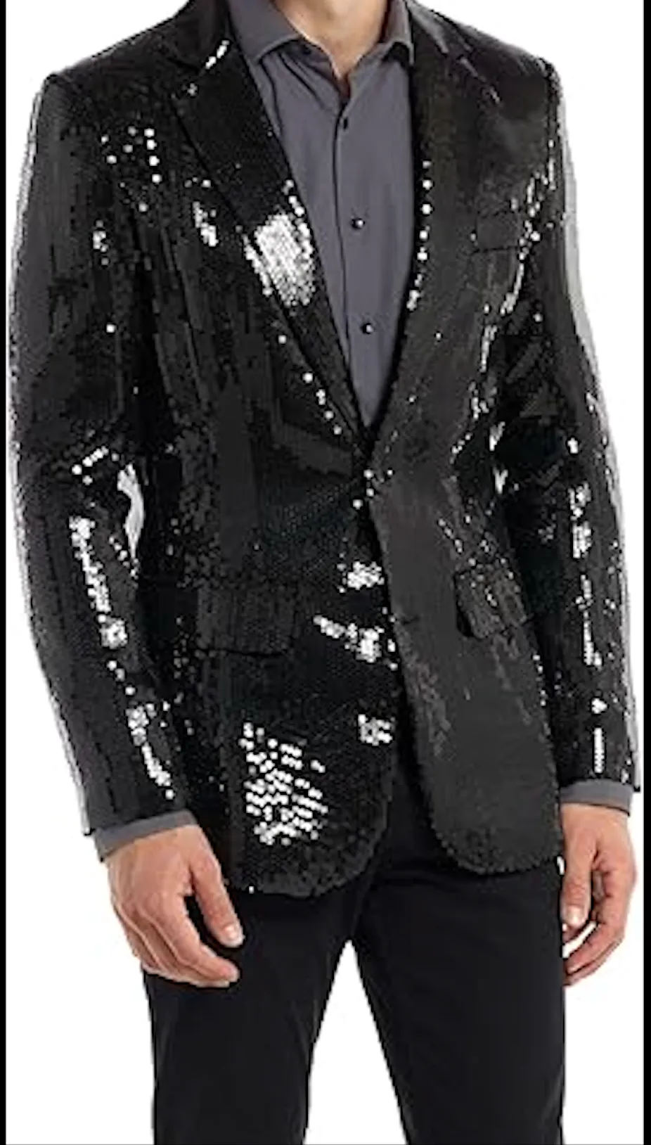 Men's Sequin NYE Yellow Blazer Jackets