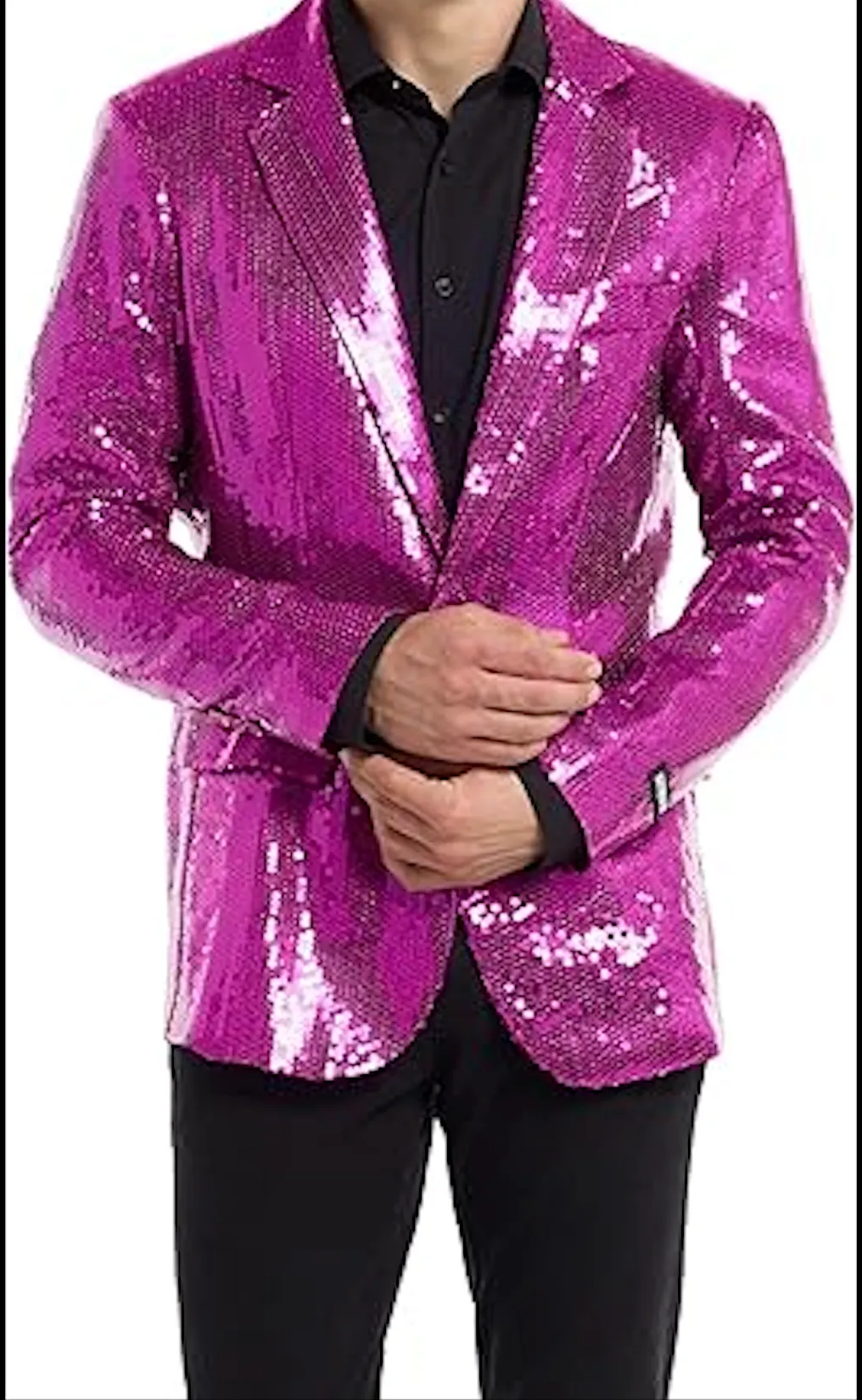 Men's Sequin NYE Yellow Blazer Jackets