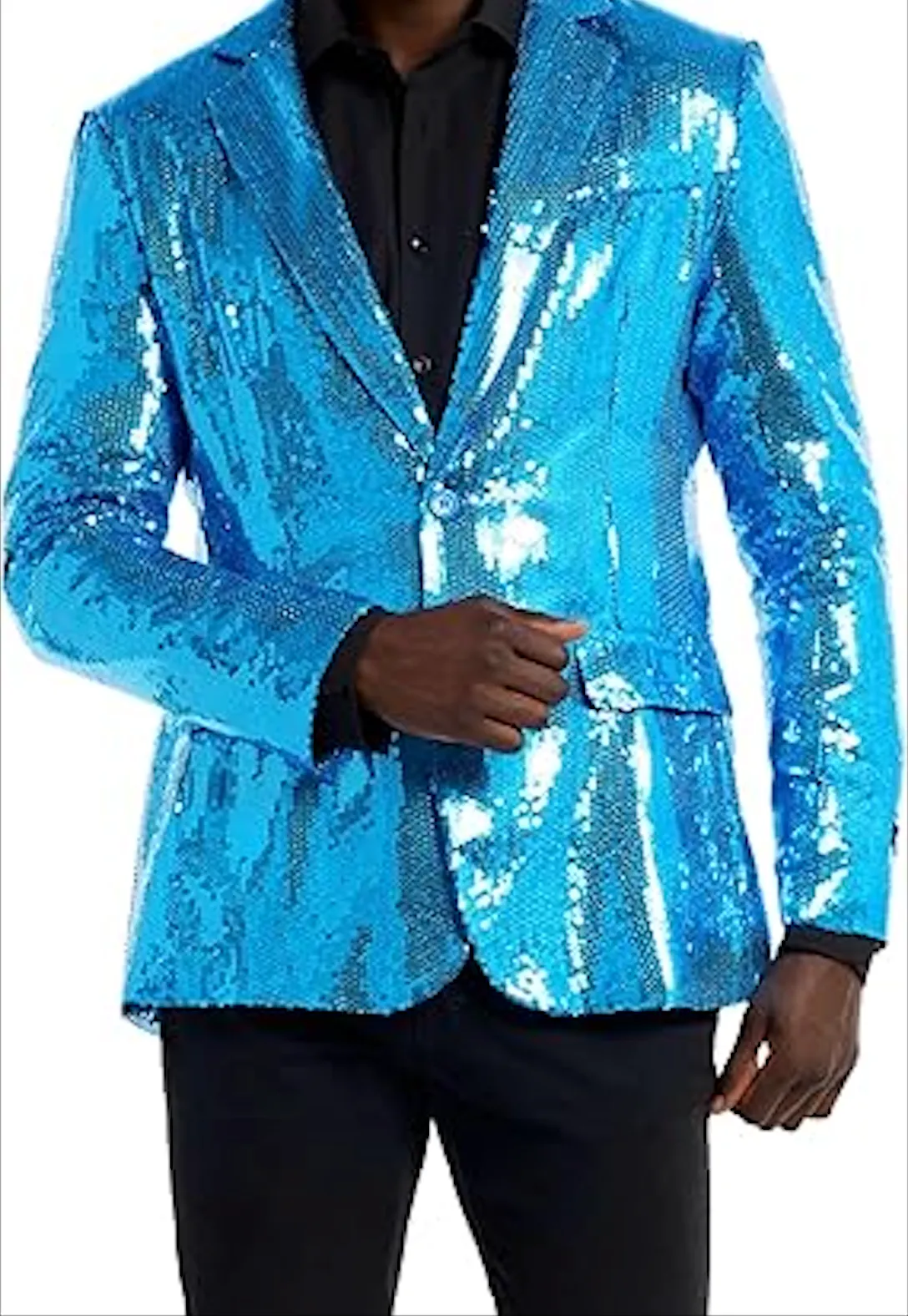 Men's Sequin NYE Yellow Blazer Jackets