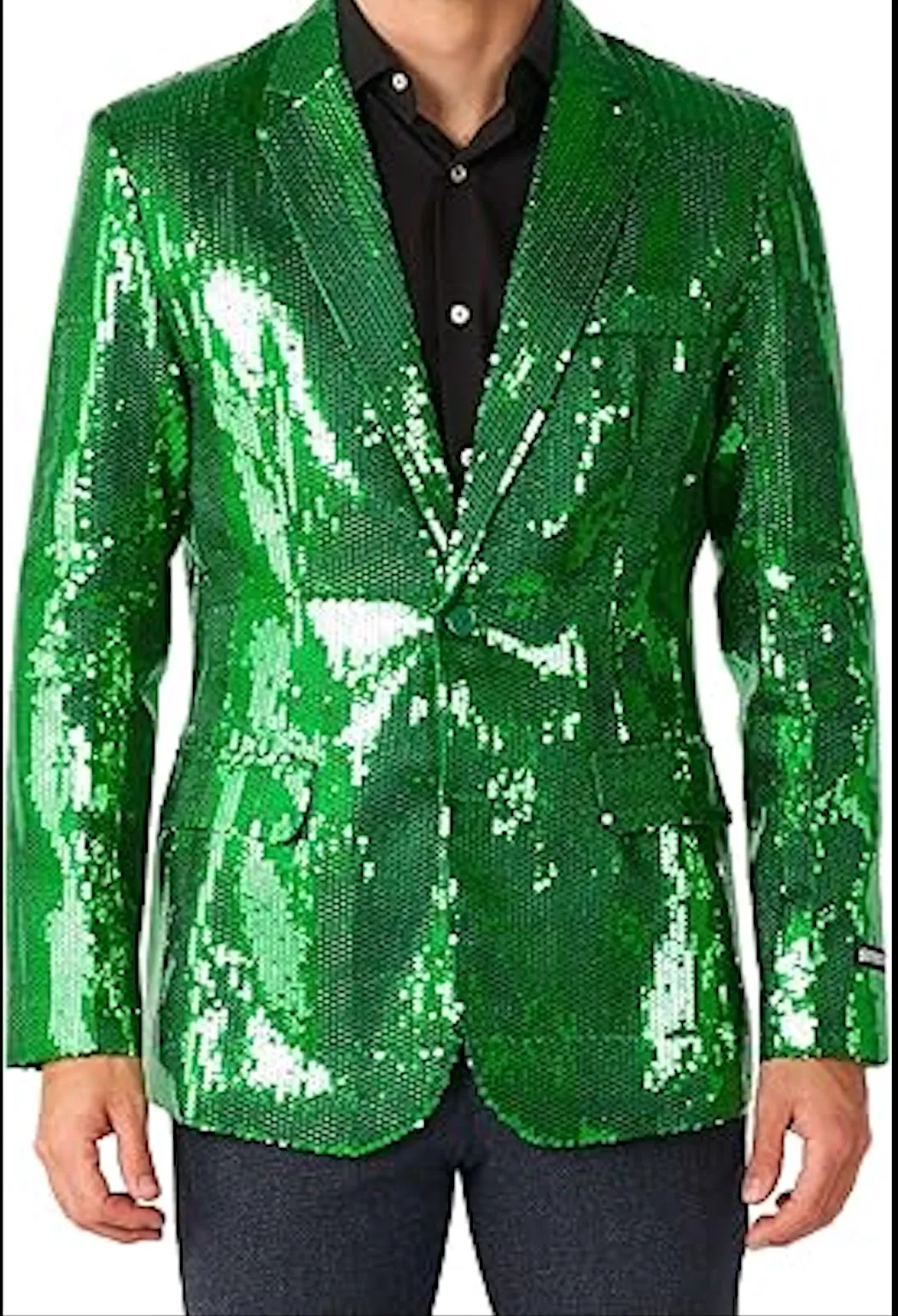 Men's Sequin NYE Yellow Blazer Jackets