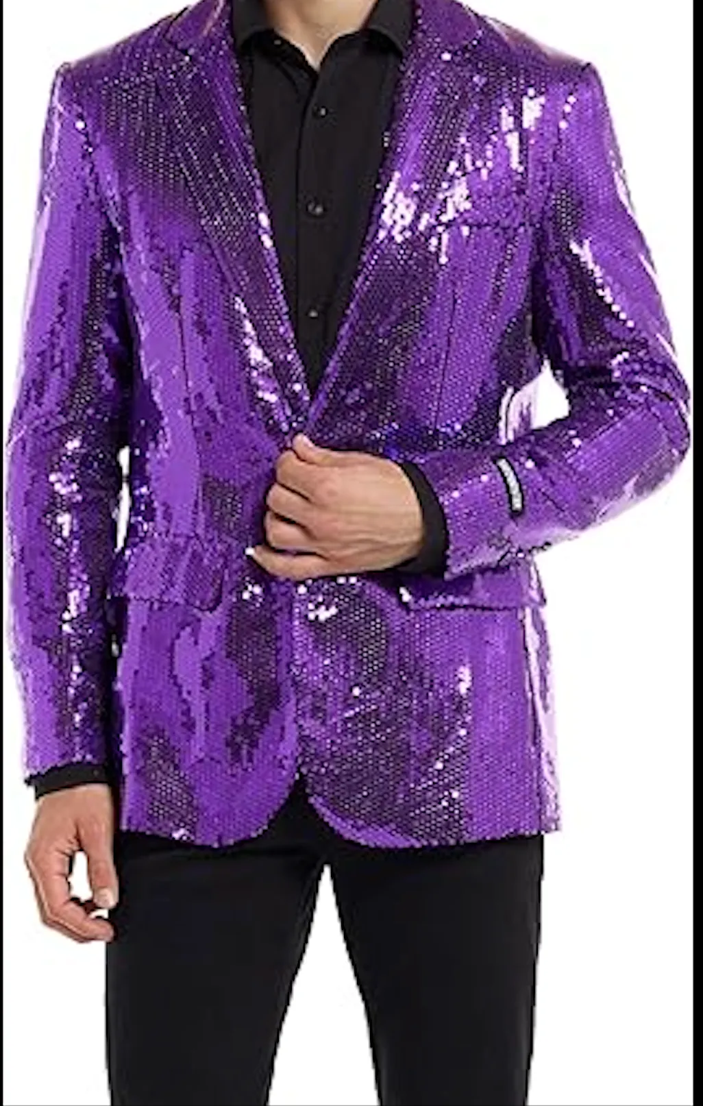 Men's Sequin NYE Yellow Blazer Jackets