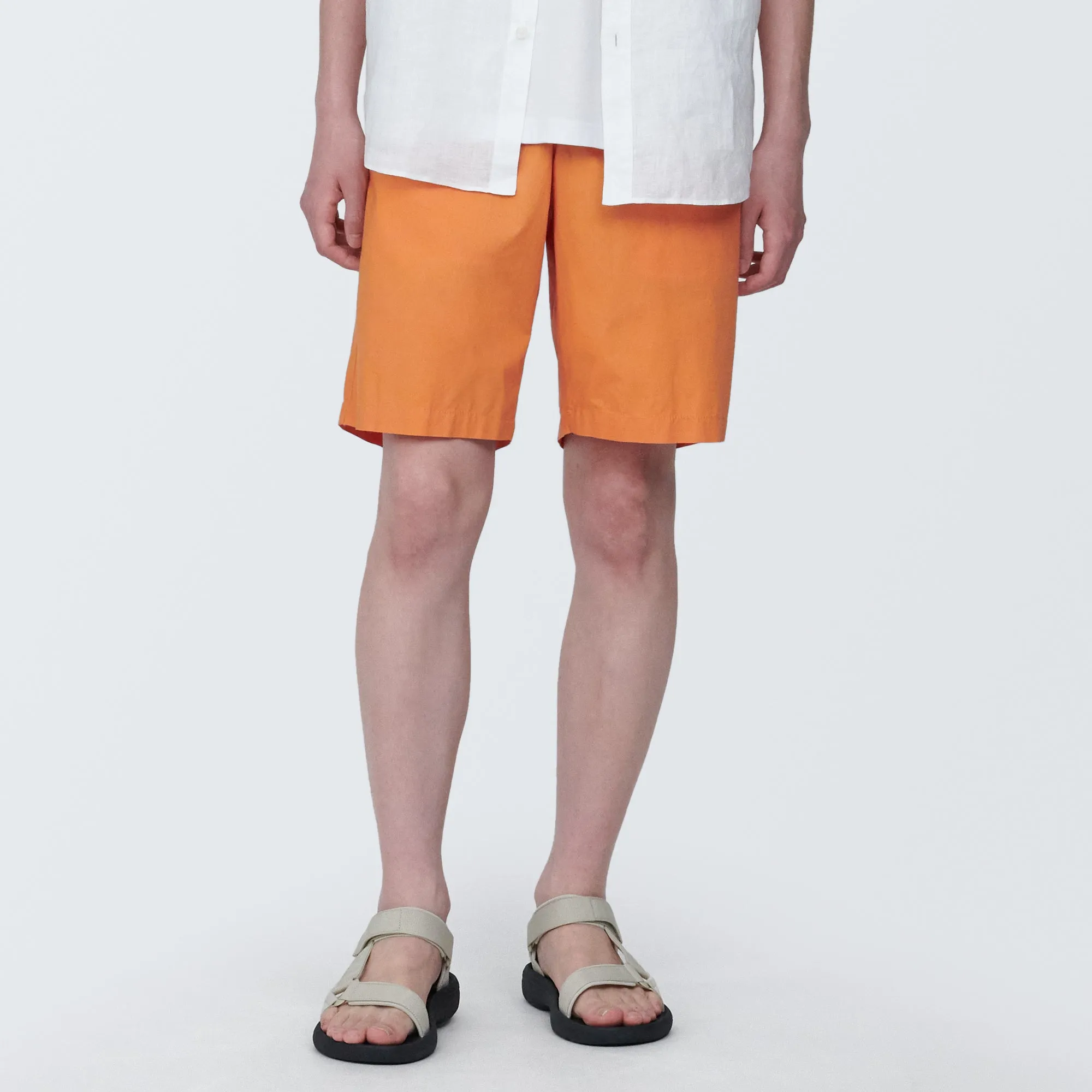 Men's Washed Broad Easy Short Pants