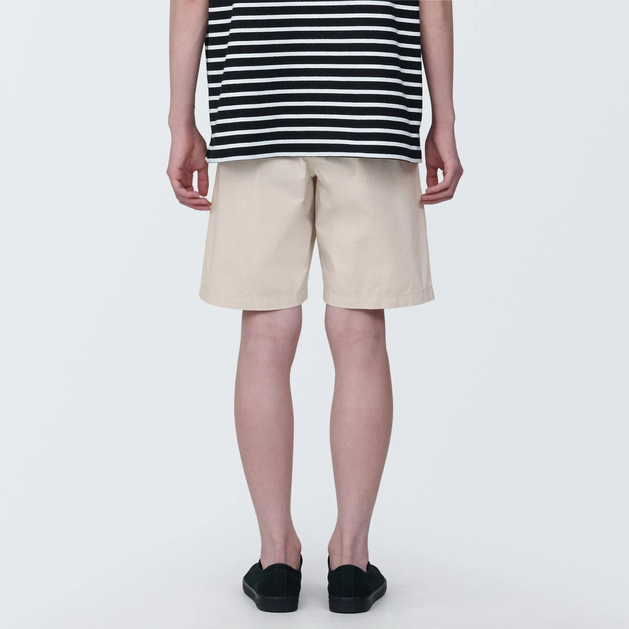 Men's Washed Broad Easy Short Pants