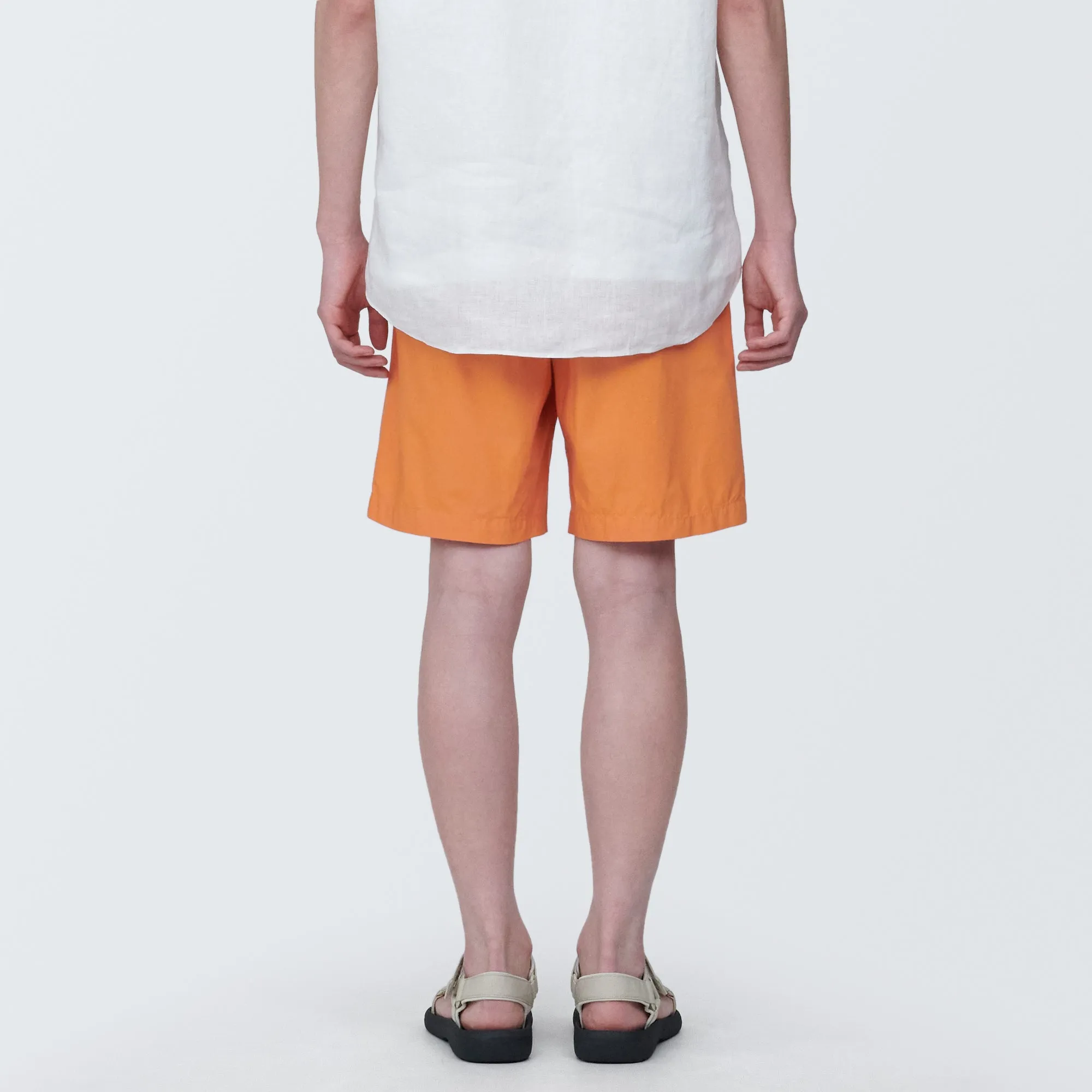 Men's Washed Broad Easy Short Pants