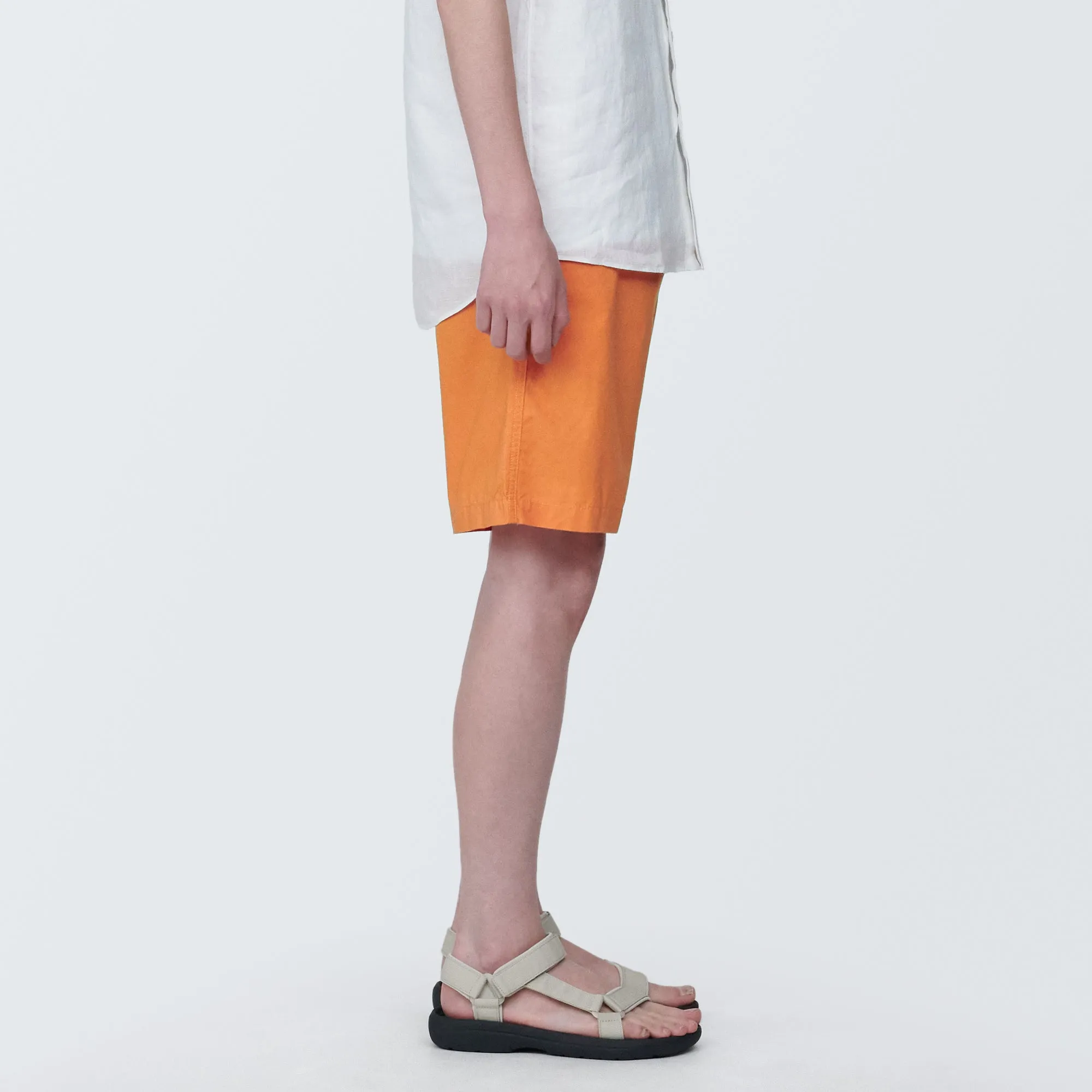 Men's Washed Broad Easy Short Pants