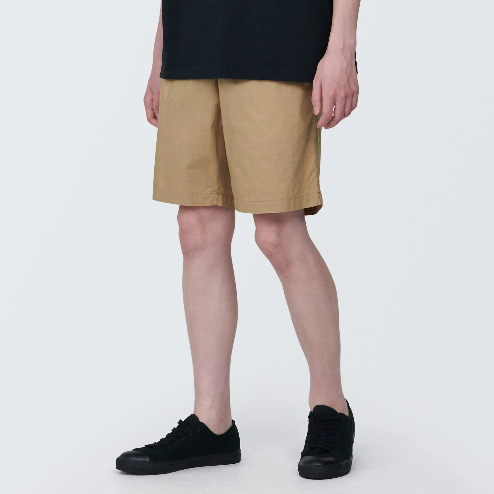 Men's Washed Broad Easy Short Pants