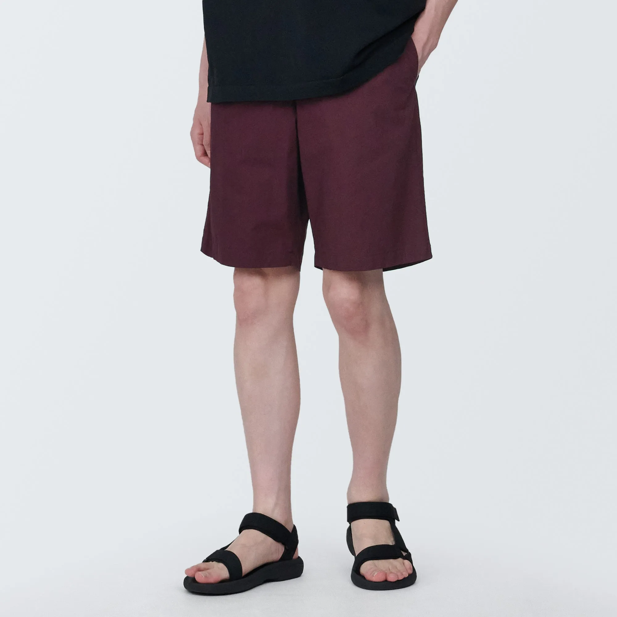 Men's Washed Broad Easy Short Pants