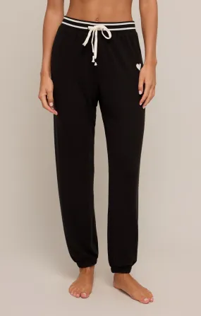 Mon Amour Joggers in Black