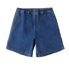 OBEY EASY DENIM CARPENTER SHORT // STONE WASH INDIGO