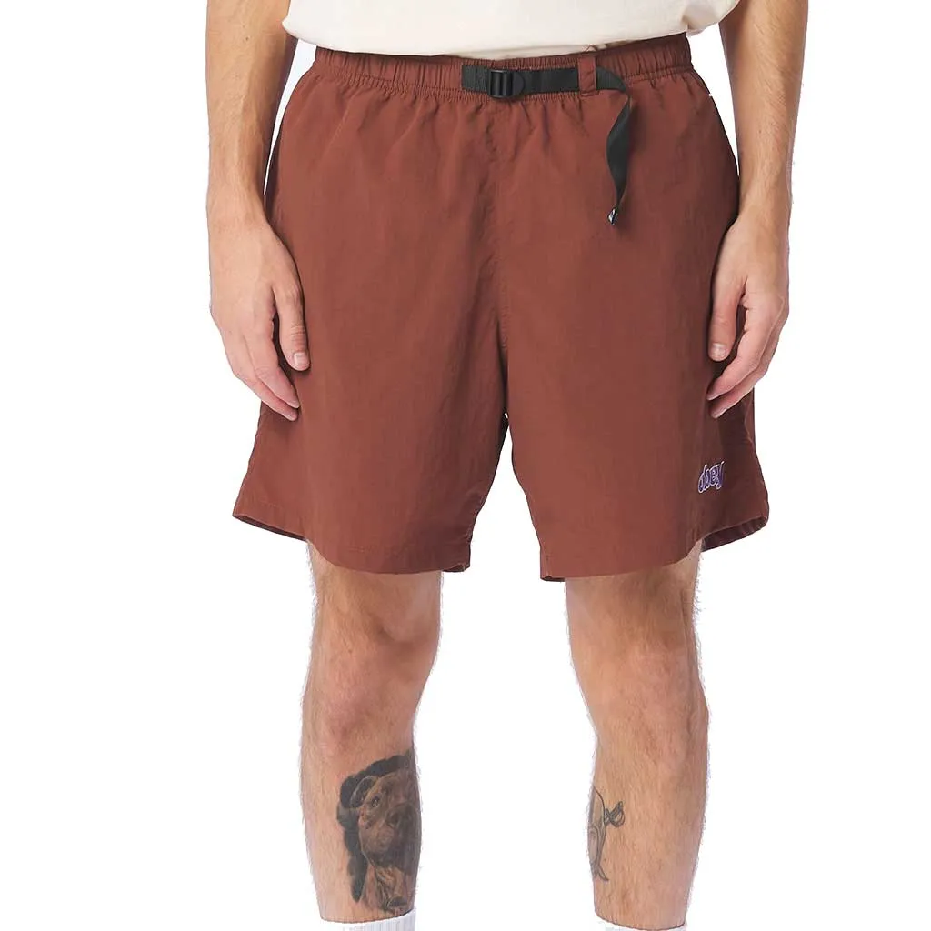 Obey Easy Peak Web Short - Sepia