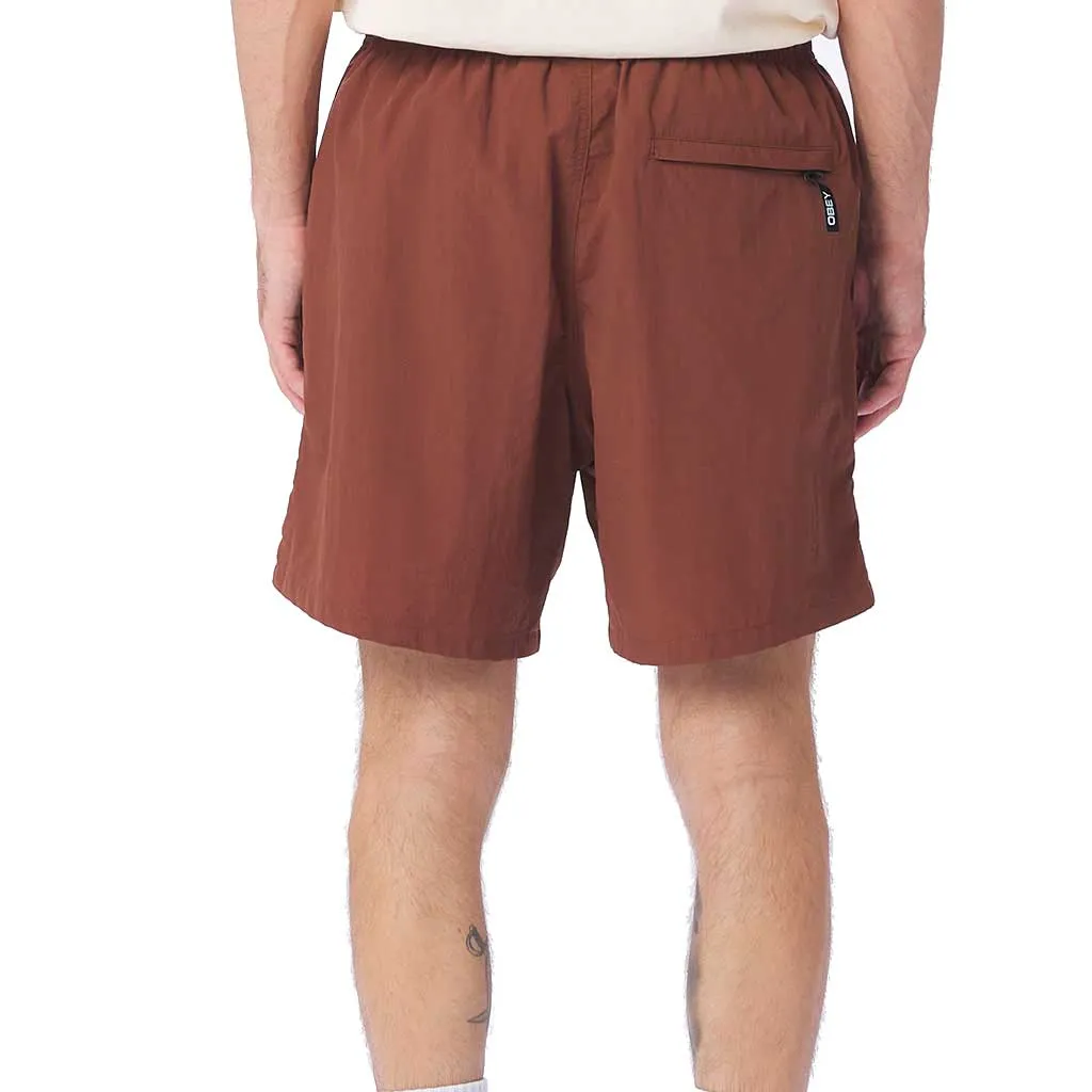 Obey Easy Peak Web Short - Sepia