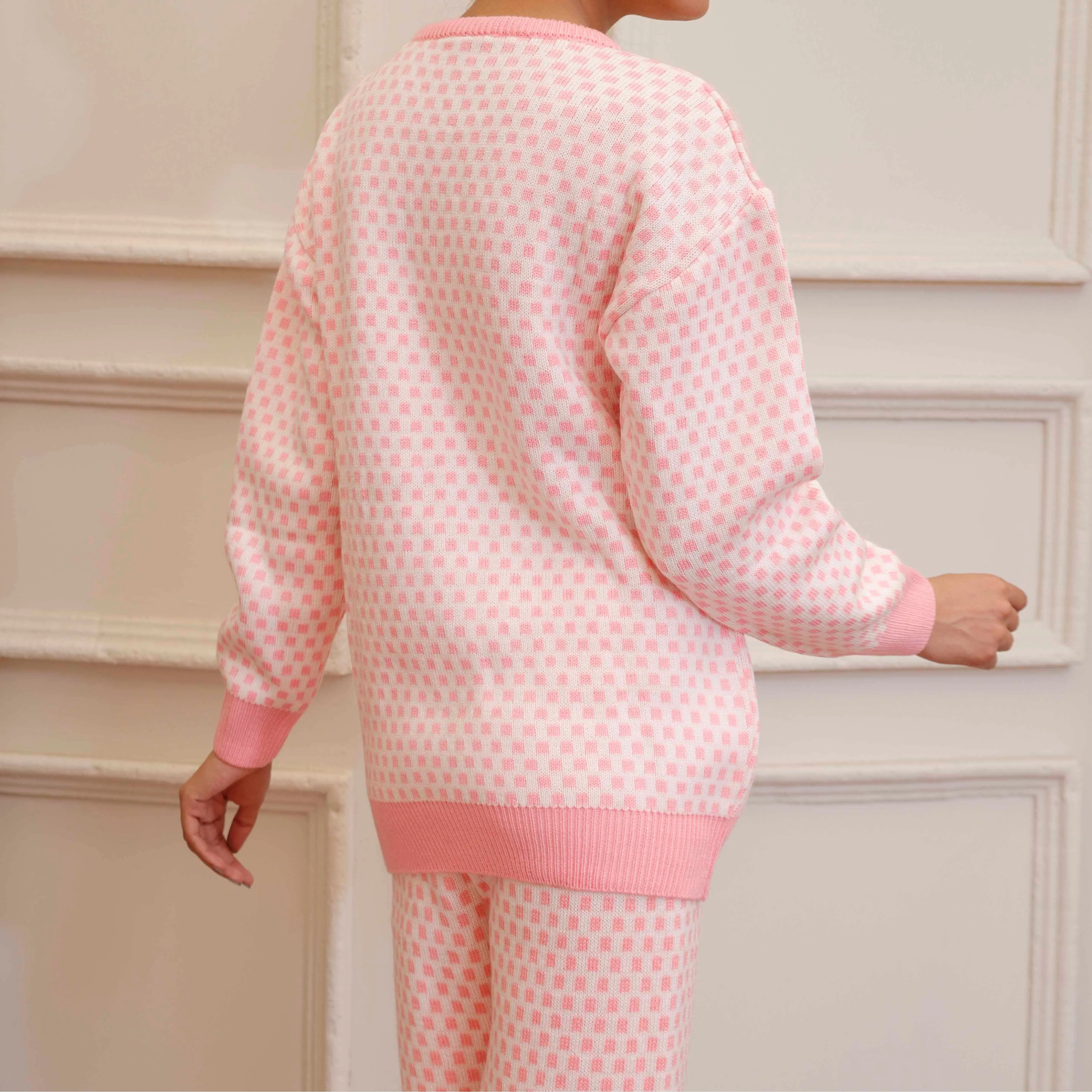 Pink Thread Winter Sweaters Co ord Set PN4602