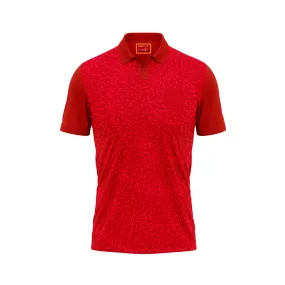 Red Polo Neck Half Sleeve T Shirt Nextprint N127