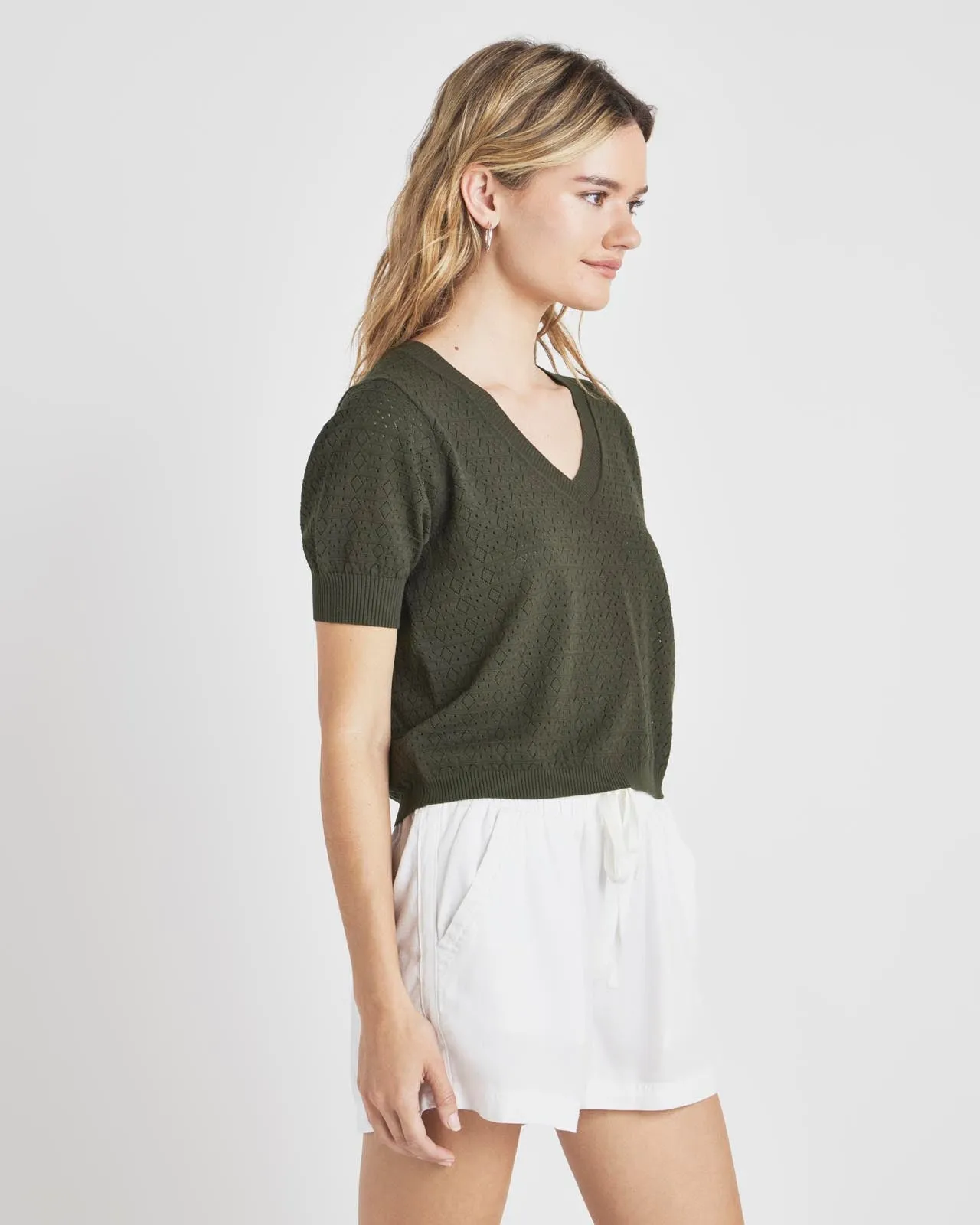 Sadie Short Sleeve Sweater