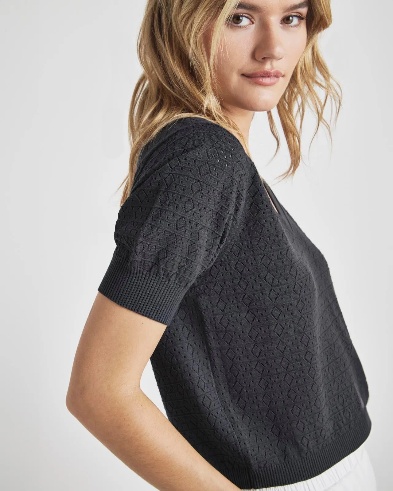 Sadie Short Sleeve Sweater