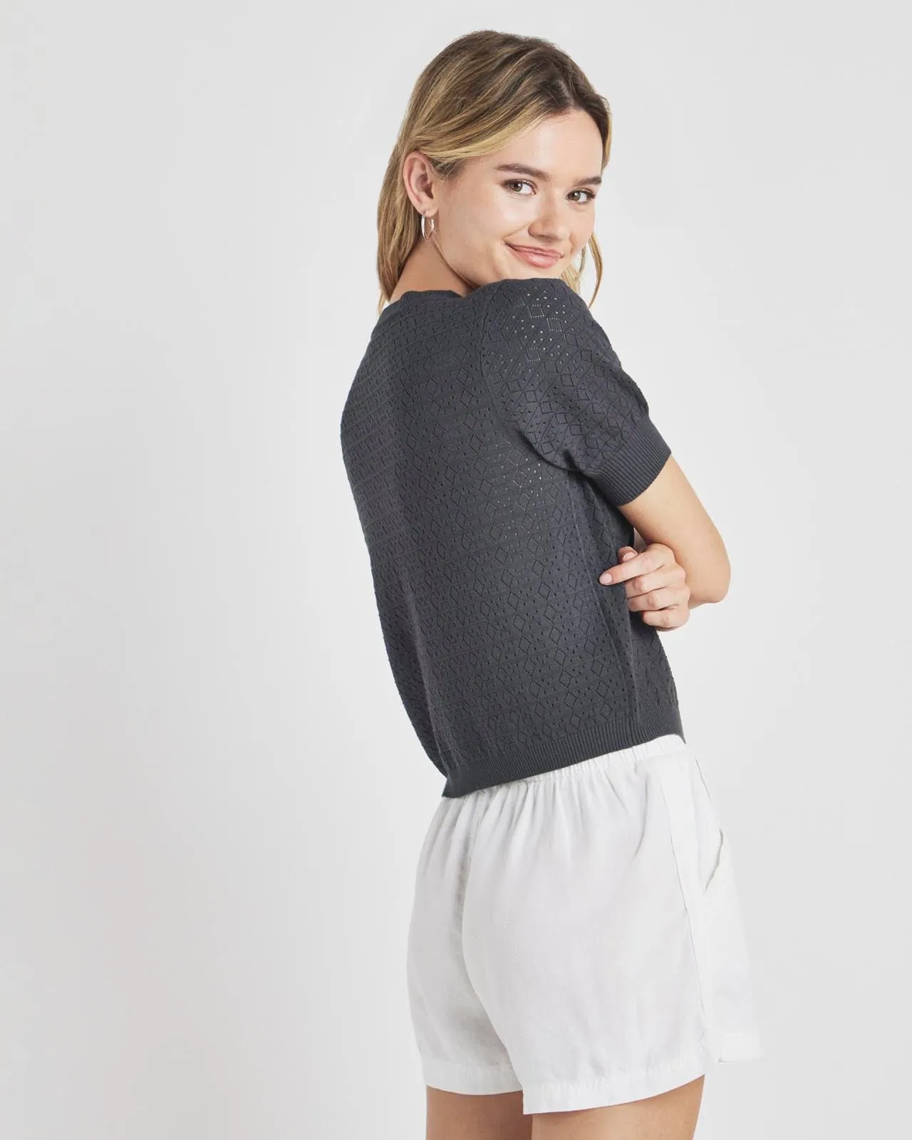 Sadie Short Sleeve Sweater