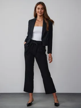 Straight Leg Tie Waist Pant