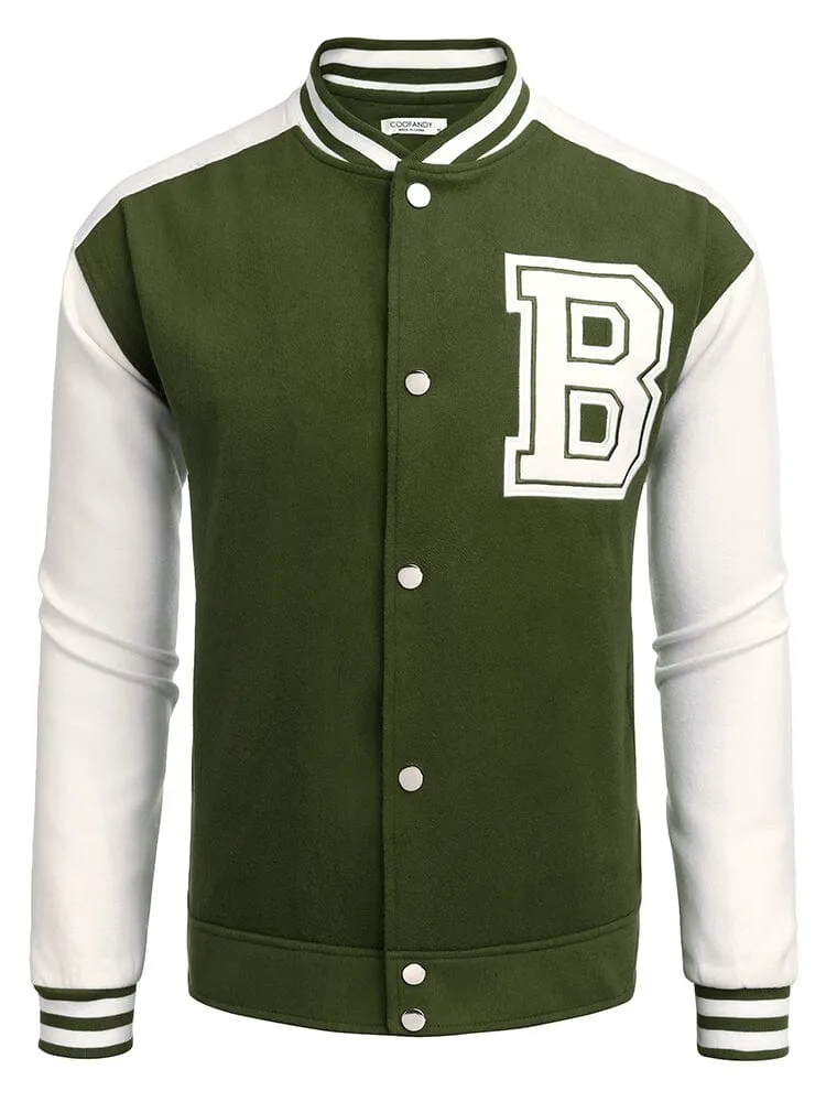 Stylish Letter Baseball Varsity Jackets (US Only)