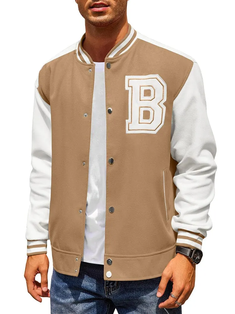 Stylish Letter Baseball Varsity Jackets (US Only)