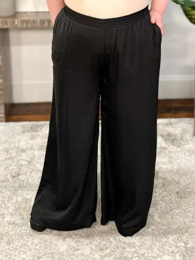 Wide Leg Pant, Black