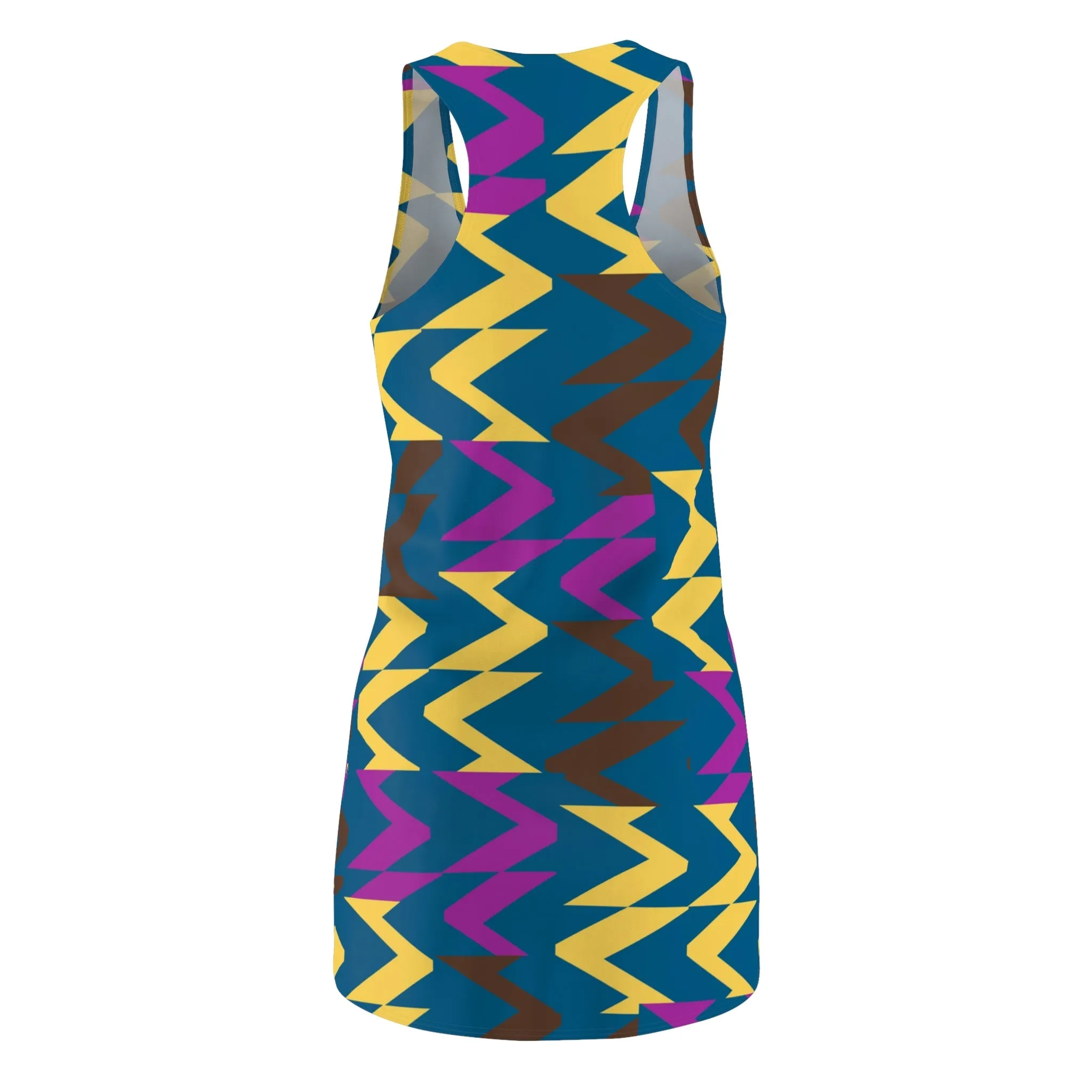 Zig & Zag Women's Cut & Sew Racerback Dress - Ships from The US.